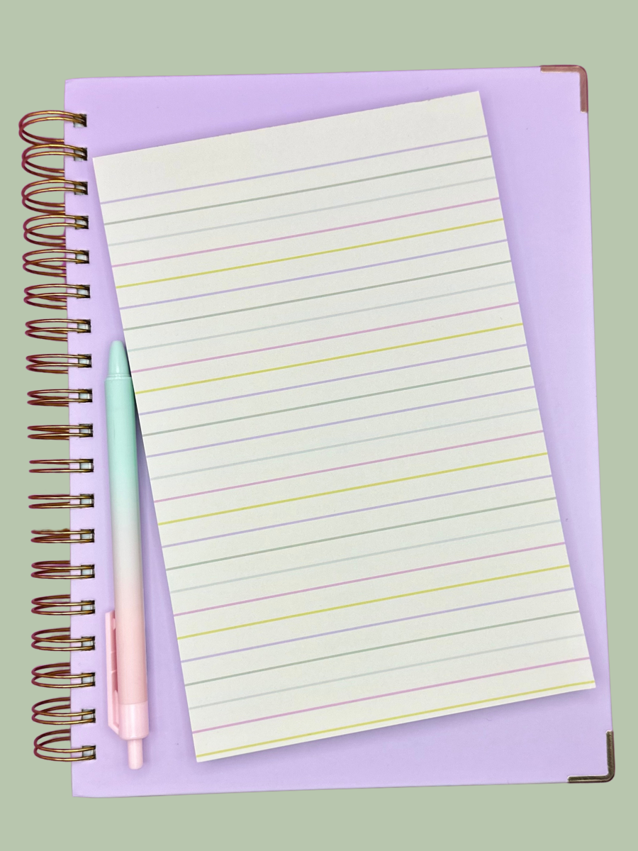 Colorful Lined Notepad