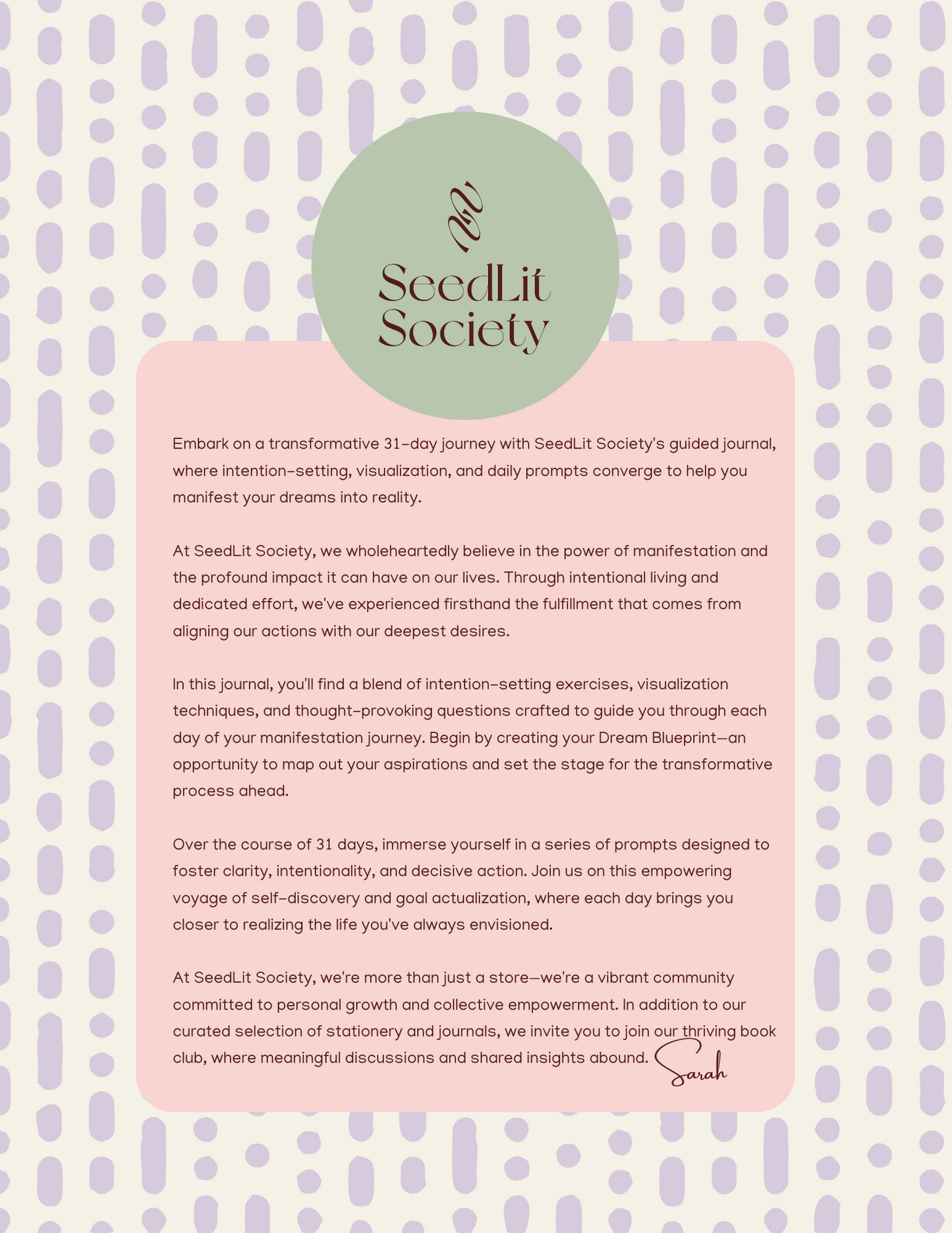 Manifesting Abundance – 31-Day Guided Journal – Digital Download