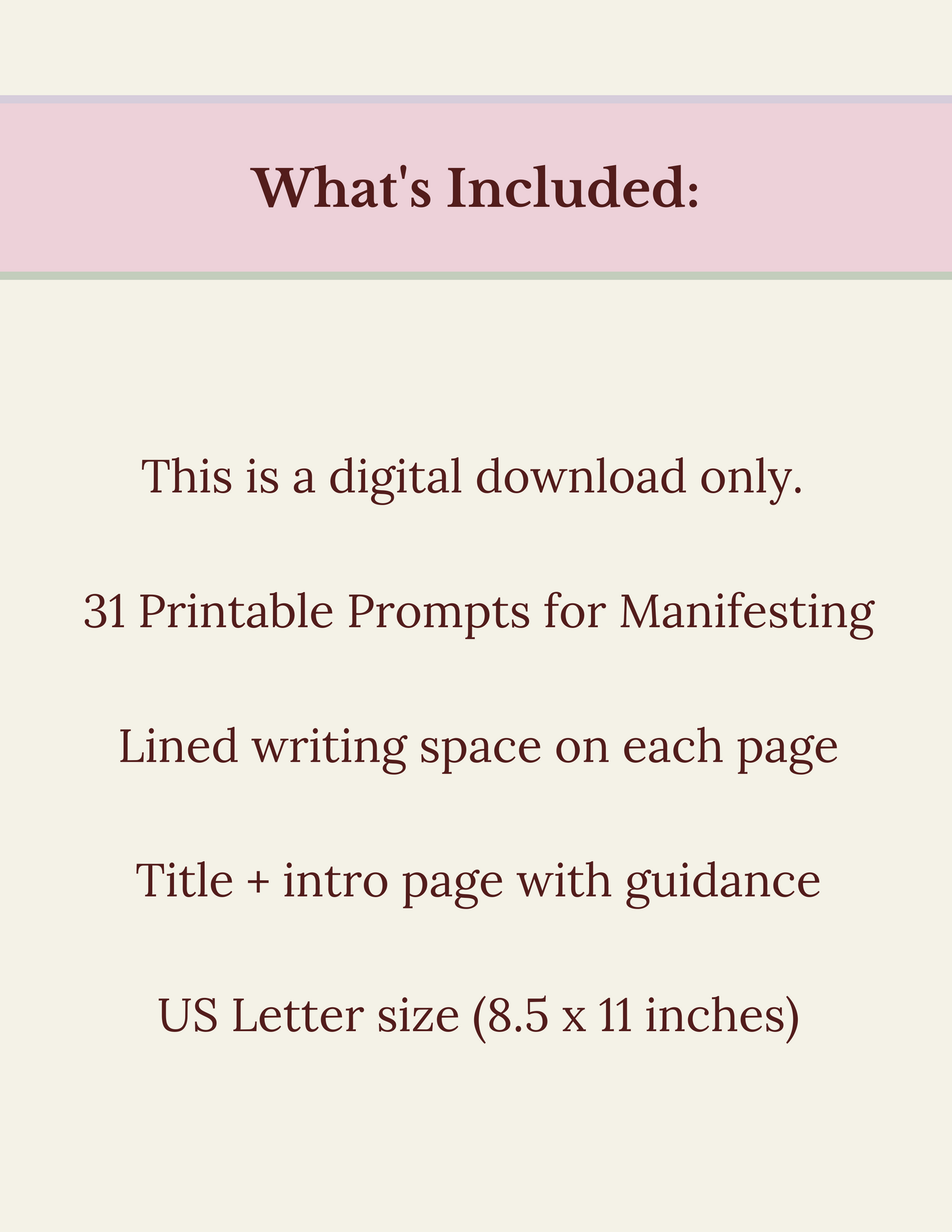 Manifesting Abundance – 31-Day Guided Journal – Digital Download