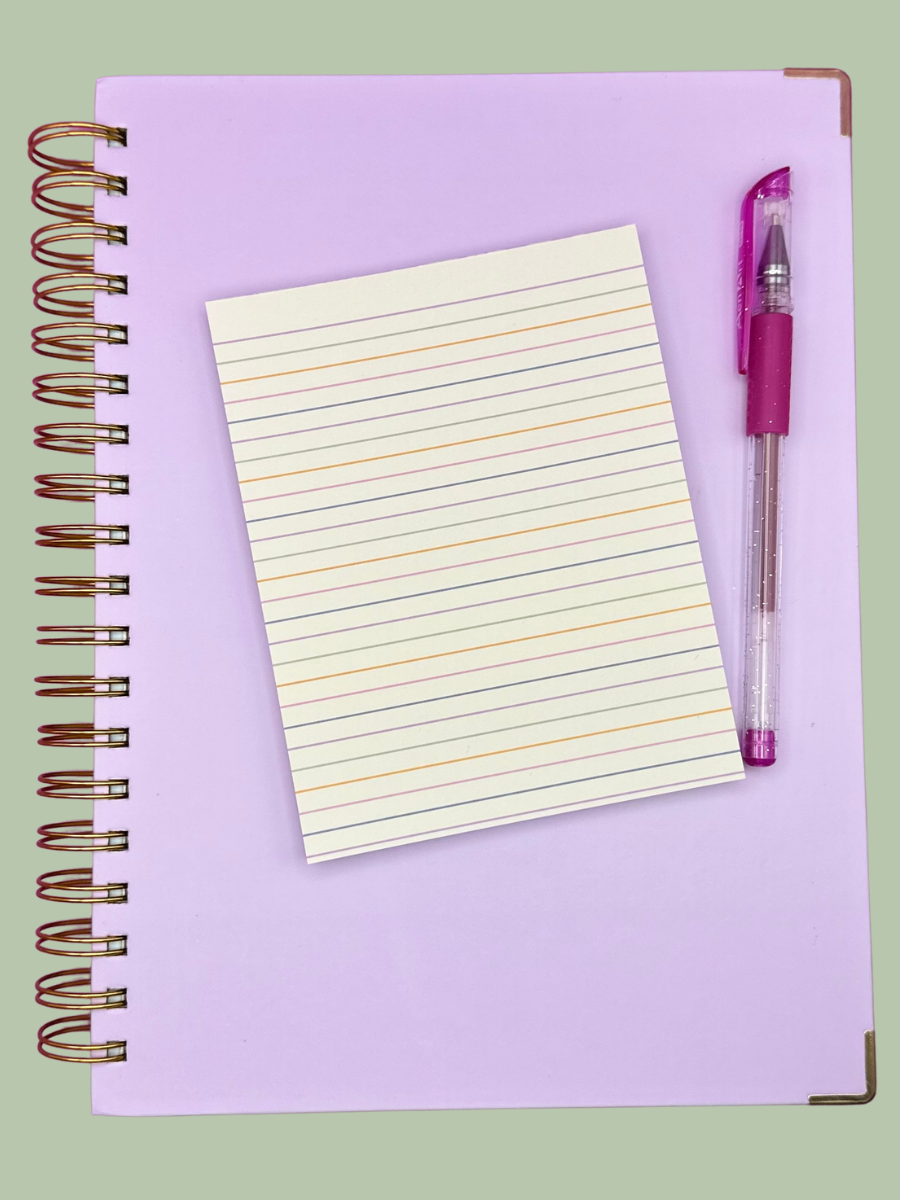 Mini Colorful Lined Notepad