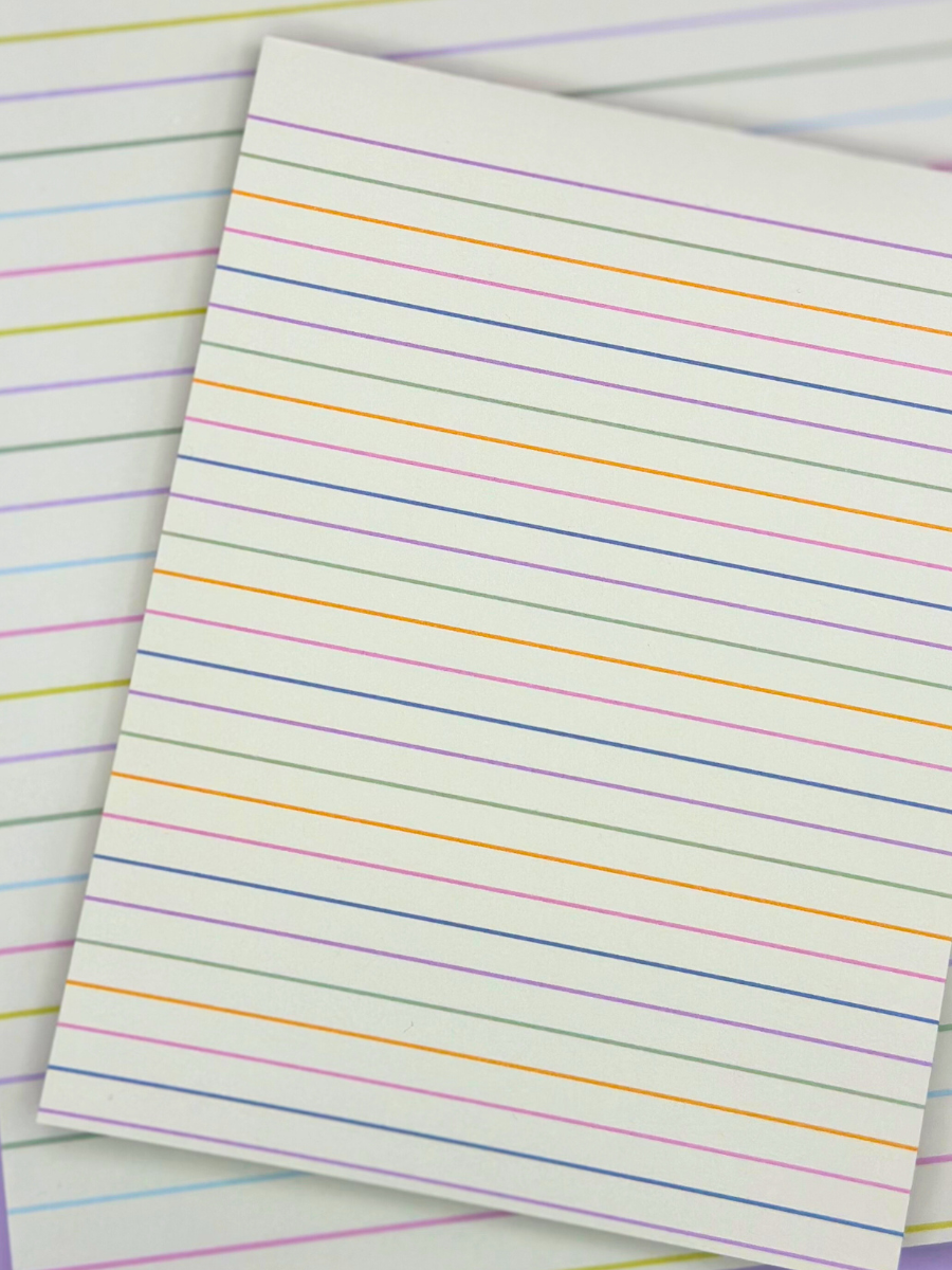 Mini Colorful Lined Notepad