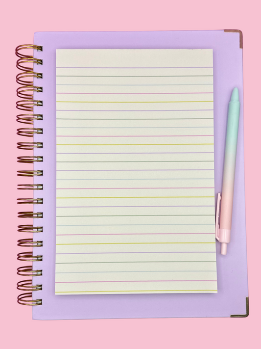 Colorful Lined Notepad